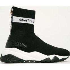 Roberto Cavalli Sport - Buty. Czarne buty sportowe damskie Roberto Cavalli Sport, z gumy. W wyprzedaży za 799,90 zł.