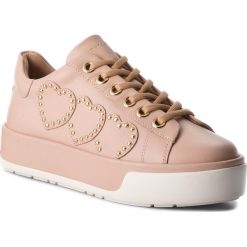Sneakersy TWINSET - Sneaker CA8PAQ Light Pink 02707. Różowe półbuty damskie marki Twinset, ze skóry. W wyprzedaży za 479,00 zł.
