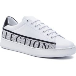 Sneakersy VERSACE COLLECTION - V900745 VM00470 VA61 Bianco/Nero. Białe sneakersy męskie Versace Collection, bez zapięcia. W wyprzedaży za 889,00 zł.