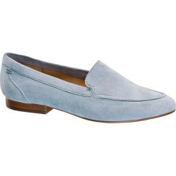 Mokasyny damskie: lordsy damskie 5th Avenue niebieskie