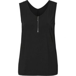 Cellbes Dżersejowa bluzka bez rękawów czarny female czarny 42/44. Czarne bluzki damskie Cellbes, bez wzorów, z dżerseju, z dekoltem w serek. Za 89,00 zł.