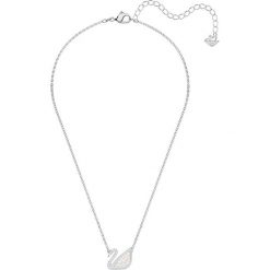 Swarovski - Naszyjnik Iconic Swan. Szare naszyjniki damskie Swarovski, z kryształem, metalowe. Za 339,90 zł.
