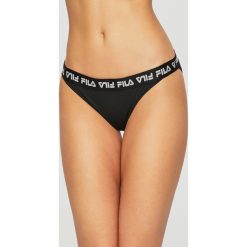 Fila - Figi kąpielowe. Czarne stroje kąpielowe damskie Fila, xs, bez wzorów, z elastanu. W wyprzedaży za 79,90 zł.