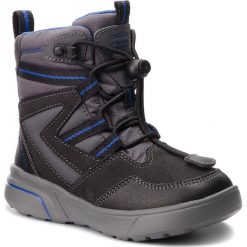 Śniegowce GEOX - J Sveggen B.Babx D J847UD 054AU C0245 S Black/Royal. Szare śniegowce chłopięce Geox, bez zapięcia. W wyprzedaży za 229,00 zł.