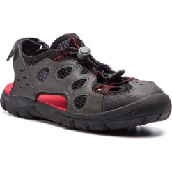Sandały JACK WOLFSKIN - Titicaca Low K 4022491 D Black. Czarne sandały chłopięce Jack Wolfskin, ze skóry ekologicznej, bez zapięcia. W wyprzedaży za 199,00 zł.