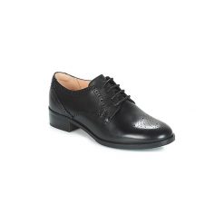 Derby Clarks NETLEY ROSE. Czarne półbuty damskie Clarks, bez wzorów, bez obcasa, bez zapięcia. Za 479,00 zł.