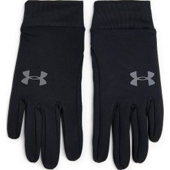 Rękawiczki Męskie UNDER ARMOUR - Liner Glove 1318546 Black 001. Czarne rękawiczki męskie Under Armour, bez wzorów, z elastanu. Za 109,00 zł.