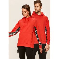 Diadora - Bluza. Czerwone bluzy damskie Diadora, s, z aplikacjami, z bawełny, bez rękawów, z kapturem. W wyprzedaży za 179,90 zł.