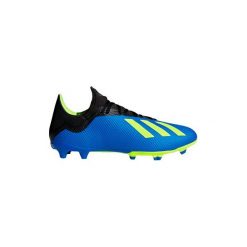 Buty do piłki nożnej X 18.3 Mistrzostwa Świata FG korki. Niebieskie bez kategorii marki Adidas, z syntetyku, do piłki nożnej. W wyprzedaży za 249,99 zł.