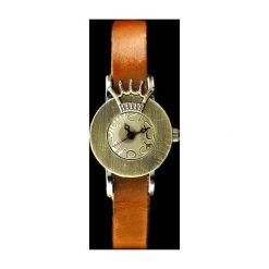 Zegarek ZEGAREK DAMSKI TAYMA - RETRO PUNK 28 - camel (zx585e) uniwersalny. Brązowe zegarki damskie NoName. Za 59,99 zł.