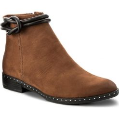 Botki CARINII - B4187 793-E50-PSK-C63. Brązowe botki damskie skórzane marki Carinii. W wyprzedaży za 219,00 zł.