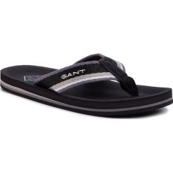 Japonki GANT - Palmworld 20698514 Black G00. Szare klapki męskie GANT, ze skóry, bez zapięcia. Za 169,00 zł.