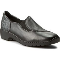 Półbuty RIEKER - L6064-03 Black Combination. Półbuty damskie Rieker. W wyprzedaży za 159,00 zł.