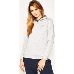 Bluza Lacoste SF5192. Szare bluzy damskie Lacoste, bez wzorów, z elastanu, bez rękawów, bez kaptura. Za 649,00 zł.