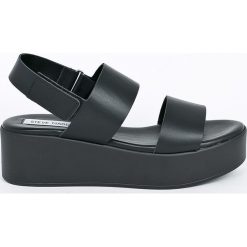 Steve Madden - Sandały Rachel. Czarne klapki damskie marki Steve Madden, bez wzorów, ze skóry, bez obcasa, na obcasie. W wyprzedaży za 279,90 zł.
