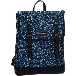 Plecak w kolorze niebieskim na laptopa - (S)29 x (W)38 x (G)9 cm. Niebieskie torby na laptopa Pepe Jeans, z materiału. W wyprzedaży za 149,95 zł.