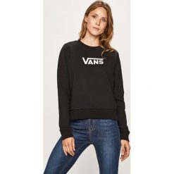 Vans - Bluza. Czarne bluzy damskie Vans, s, z nadrukiem, z bawełny, bez rękawów, bez kaptura. W wyprzedaży za 199,90 zł.