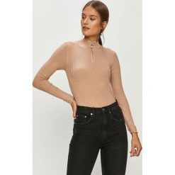 Brave Soul - Sweter. Różowe swetry damskie Brave Soul, s, bez wzorów, z wiskozy, z długim rękawem, długie, bez kaptura. Za 79,90 zł.