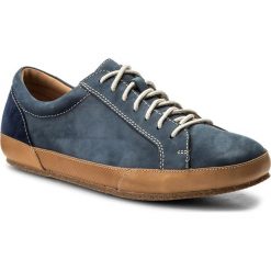 Półbuty CLARKS - Ezra Sea 261318837 Navy Nubuck. Niebieskie bez kategorii marki Clarks, ze skóry. Za 469,00 zł.