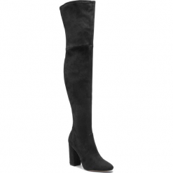 Muszkieterki ALDO - Maede 56874639 98. Czarne buty zimowe damskie ALDO, z materiału, na obcasie. Za 429,90 zł.