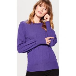 Sweter z marszczonymi rękawami - Fioletowy. Fioletowe bez kategorii marki Mohito, xl. W wyprzedaży za 29,99 zł.