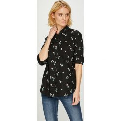 Levi's - Koszula. Czarne bluzki damskie Levi's®, s, bez wzorów, z bawełny, bez kołnierzyka, z długim rękawem. W wyprzedaży za 129,90 zł.