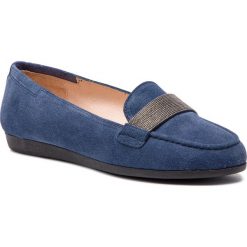 Półbuty HISPANITAS - Capri-V9 HV98846 Jeans. Niebieskie półbuty damskie Hispanitas, na co dzień, bez wzorów, z jeansu, bez obcasa, na płaskiej podeszwie, bez zapięcia. W wyprzedaży za 289,00 zł.
