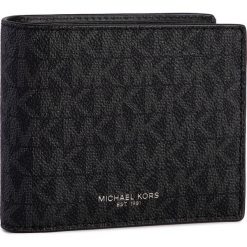 Duży Portfel Męski MICHAEL MICHAEL KORS - Greyson 39F9LGYF5P Black. Czarne portfele męskie MICHAEL Michael Kors, bez wzorów, ze skóry ekologicznej. W wyprzedaży za 299,00 zł.