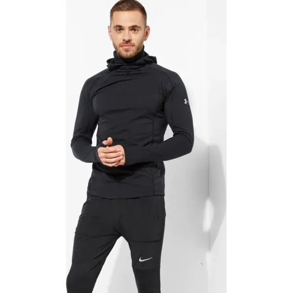 Under Armour Bluza Ua Swyft Face Hoody , czarny, rozmiar S. Czarne bluzy męskie Under Armour, s, bez wzorów, z tkaniny, klasyczne, z klasycznym kołnierzykiem, bez rękawów, bez kaptura. W wyprzedaży za 159,99 zł.