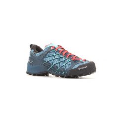 Buty Salewa WS Wildfire GTX 63488 8964. Niebieskie buty trekkingowe damskie Salewa. W wyprzedaży za 611,83 zł.