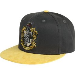 Czapki damskie: Harry Potter Hufflepuff Czapka Snapback szary/żółty