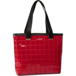 Torebka MONNARI - BAG3840-005 Red With Black. Czerwone torebki klasyczne damskie Monnari, bez wzorów, ze skóry ekologicznej, klasyczne, bez dodatków. W wyprzedaży za 189,00 zł.