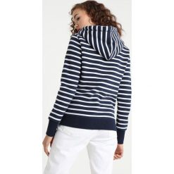 Bluzy damskie: Superdry STATE ATH STRIPE ZIPHOOD Bluza rozpinana optic/navy
