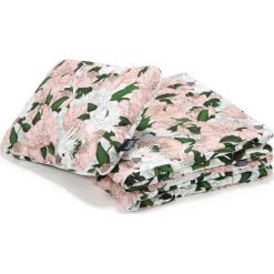 By Małgorzata Rozenek - Majdan Komplet Pościeli "M" Lady Peony & Lady White Peony La Millou. Białe komplety niemowlęce La Millou, bez wzorów. Za 249,00 zł.