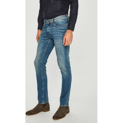 Tommy Jeans - Jeansy Scanton. Niebieskie jeansy męskie regular Tommy Jeans, z bawełny. Za 449,90 zł.
