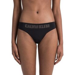 Calvin Klein Figi Stringi qf4068e-001 Czarny (Rozmiar L). Czarne figi damskie marki Calvin Klein, l. W wyprzedaży za 75,00 zł.