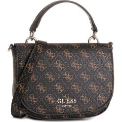Torebka GUESS - Logo Rock (Sg) Mini-Bags HWSG74 09780 BRO. Pomarańczowe torebki klasyczne damskie Guess, z aplikacjami, ze skóry ekologicznej, klasyczne, bez dodatków. Za 419,00 zł.