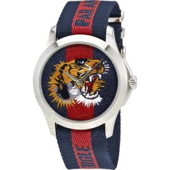 ZEGAREK GUCCI Le Marche des Merveilles YA126495. Brązowe zegarki męskie marki GUCCI, ze stali. Za 3390,00 zł.