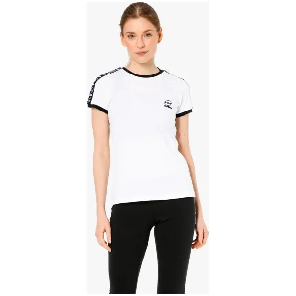 Lotto Koszulka Ss Athletica Ii Js W , biały, rozmiar M. Białe koszulki damskie Lotto, s, bez wzorów, z poliesteru, bez kołnierzyka. W wyprzedaży za 59,99 zł.