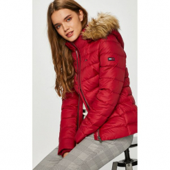 Tommy Jeans - Kurtka. Szare bomberki damskie Tommy Jeans, s, z jeansu. Za 799,90 zł.