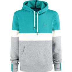 Bluzy męskie: Bench Hooded Sweatshirt Bluza z kapturem niebieski/szary