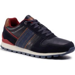 Sneakersy LANETTI - 19MC2071-1 Navy. Niebieskie sneakersy męskie Lanetti, bez zapięcia. Za 119,99 zł.