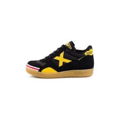 Buty Dziecko Munich Fashion GRESCA KID. Czarne trampki chłopięce marki Munich Fashion, bez wzorów, bez zapięcia. Za 234,12 zł.