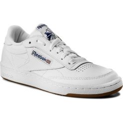 Buty Reebok - Club C 85 AR0459 White/Royal/Gum. Białe półbuty damskie Reebok, ze skóry, bez zapięcia, reebok club. W wyprzedaży za 209,00 zł.