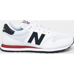 New Balance - Buty GM500SWB. Białe buty sportowe męskie marki New Balance, ze skóry, na sznurówki. Za 279,90 zł.