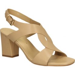 Sandały bruno premi b2300p. Brązowe sandały damskie Bruno Premi, bez wzorów, ze skóry, eleganckie, bez obcasa, bez zapięcia. Za 479,99 zł.