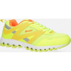 Żółte buty sportowe sznurowane casu b2033-12. Żółte buty sportowe damskie Casu, bez wzorów, sportowe. Za 69,99 zł.