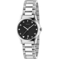 ZEGAREK GUCCI G-Timeless YA126573. Czarne zegarki damskie marki GUCCI, ze stali. Za 3790,00 zł.