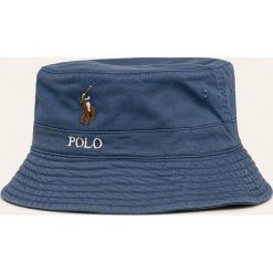 Polo Ralph Lauren - Kapelusz. Niebieskie kapelusze męskie Polo Ralph Lauren, bez wzorów, z elastanu. Za 259,90 zł.