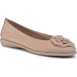 Baleriny THE FLEXX - A103/19 Beige. Brązowe baleriny damskie The Flexx, bez wzorów, ze skóry ekologicznej, bez obcasa, bez zapięcia. Za 259,00 zł.